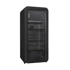 Kibernetik RKS149 Retro Getränkekühlschrank schwarz