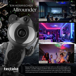 LED-Sternenhimmel-Projektor Astronaut schwarz