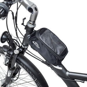 Fahrradtasche mit Rahmen-Befestigung für Smartphones schwarz 20 x 9,5 x 10 cm