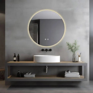 Runder LED Badezimmerspiegel Aurora