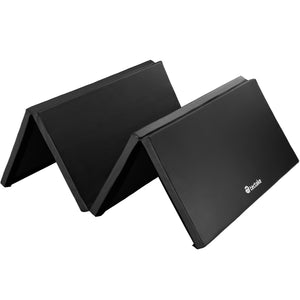 black gymnastics mat