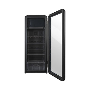 Kibernetik RKS256 Retro Getränkekühlschrank schwarz