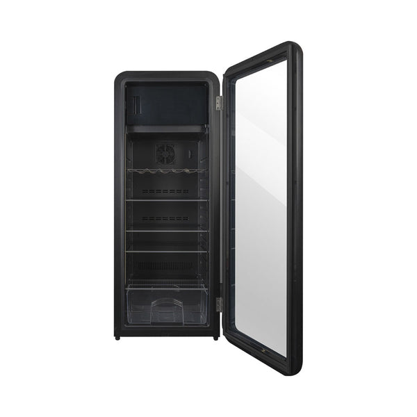 Kibernetik RKS256 Retro Getränkekühlschrank schwarz