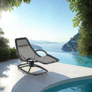 Gartenliege Toulon grau 2er Set