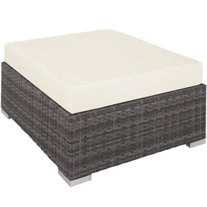 Rattan Loungeset Marbella - grau