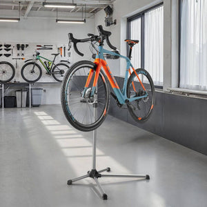 Fahrradmontageständer mit Werkzeugablage