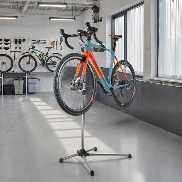 Fahrradmontageständer mit Werkzeugablage