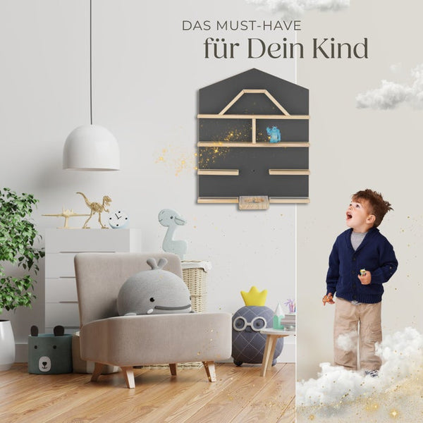 Wandregal Mylittle Story anthrazit