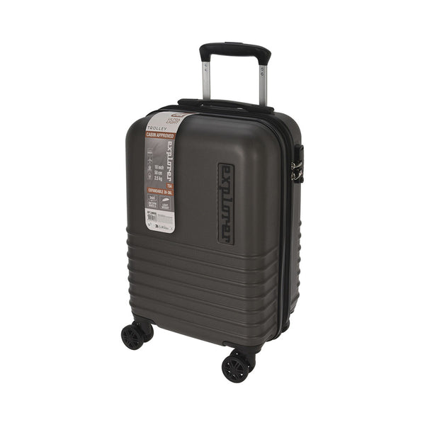 FS-STAR Koffer Trolley 2er Set dunkelgrau
