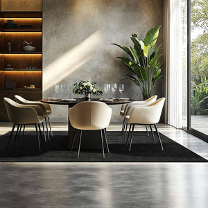 Tapis à poils courts Soft Zone noir 160 x 230 cm 