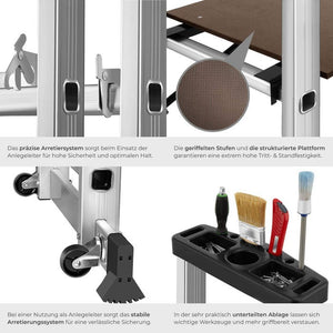 Scala multiuso, ponteggio a scala