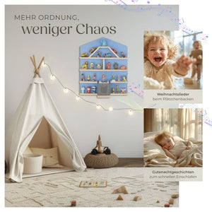 Wandregal Mylittle Story blau