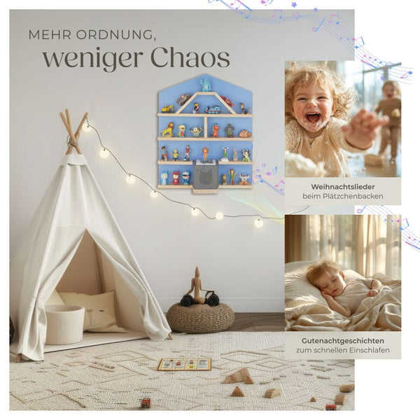 Wandregal Mylittle Story blau