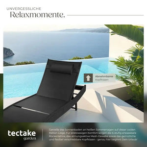 Rattan Sonnenliege Moana