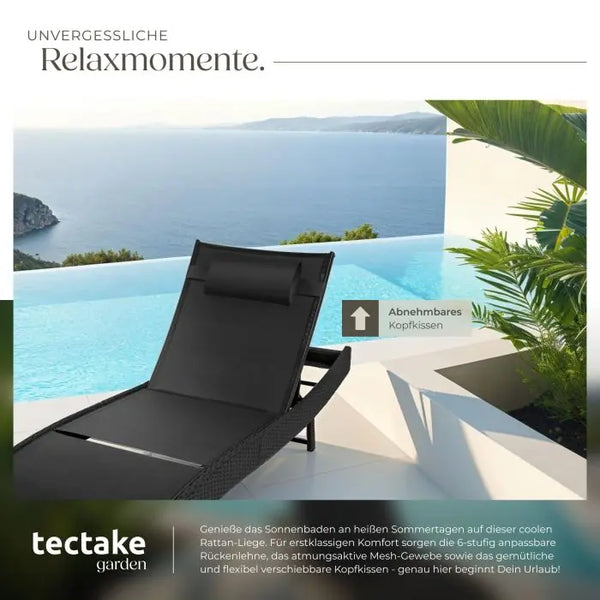 Rattan Sonnenliege Moana