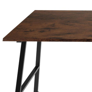 Schreibtisch Paisley 120x50x73,5cm Industrial dunkelbraun