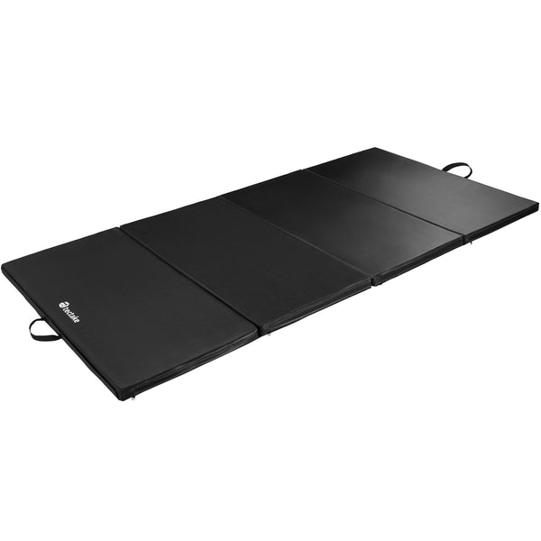 black gymnastics mat