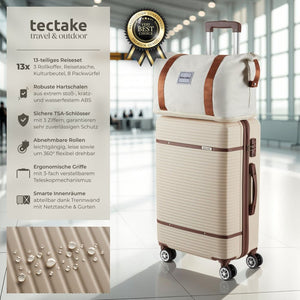 Reisekofferset Madison creme