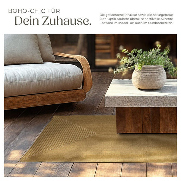 Tapis tressé Raya 80 x 150 cm