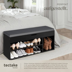 Schuhbank Natalya schwarz