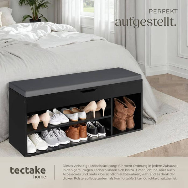 Schuhbank Natalya schwarz