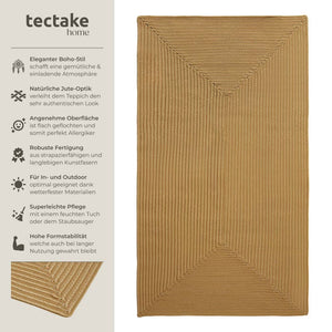 Tapis tressé Raya 80 x 150 cm