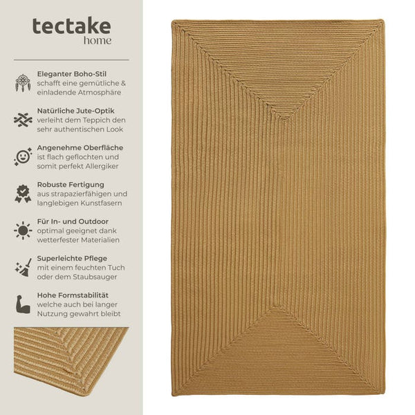 Tapis tressé Raya 80 x 150 cm