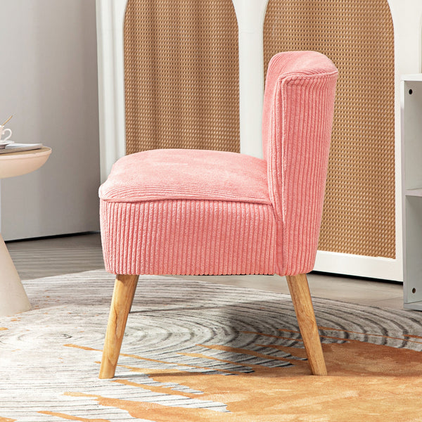 2-Sitzer Sofa 117x56.5x77cm Rosa