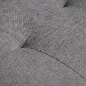 2-Sitzer Sofa mit Stauraum 117x62x78cm Grau