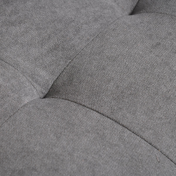 2-Sitzer Sofa mit Stauraum 117x62x78cm Grau