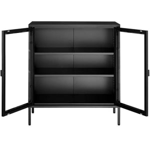 Metallvitrine Baker schwarz