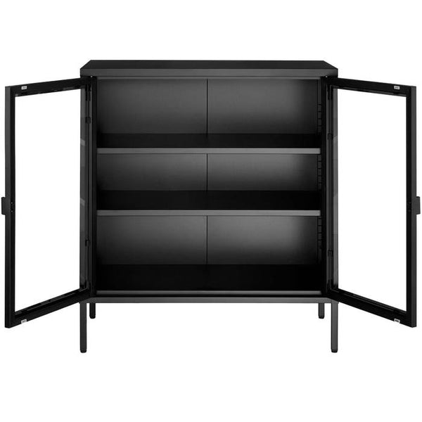 Metallvitrine Baker schwarz