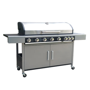 Gasgrill BBQ 7+1 Brenner