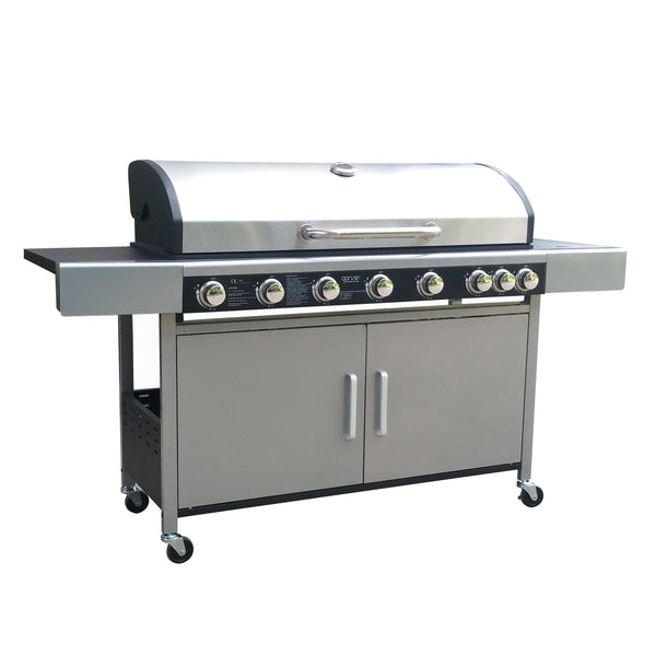 Gasgrill BBQ 7+1 Brenner