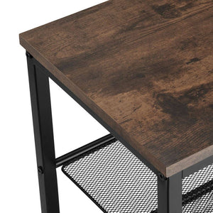Schuhregal Newport Industrial Holz dunkel, rustikal