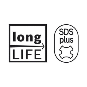 SDS-plus Meisselset 3tlg. Long Life