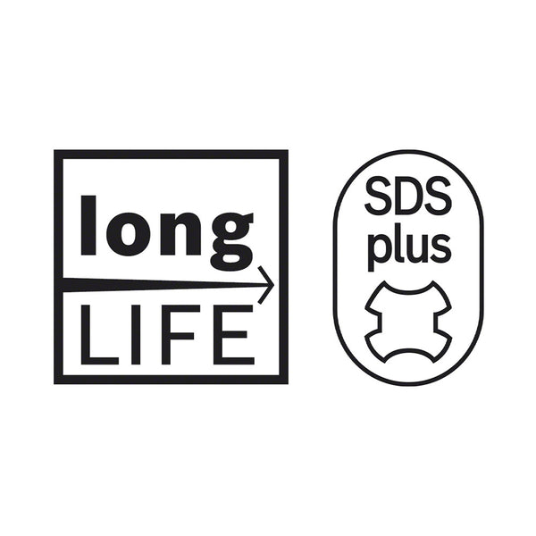 SDS-plus Meisselset 3tlg. Long Life