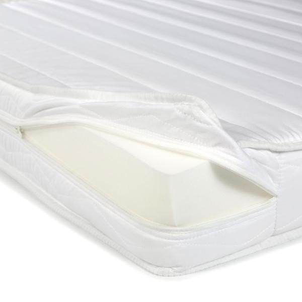 Kinderbett mit Matratze Kinderhaus Spielbett Hausbett 90x200 cm Weiss mit Bettkasten