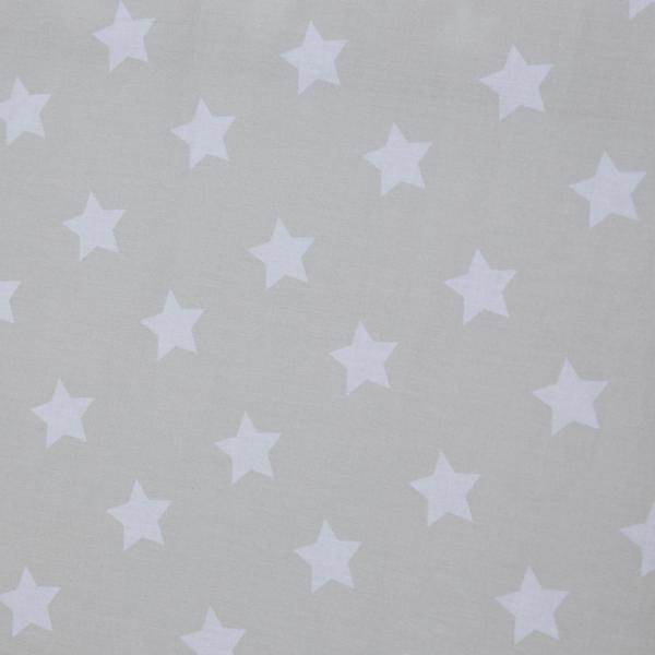 Kinderbett mit Matratze TIPI 90x200 Jugendbett grau Holzbett Kinderzimmer Stoff