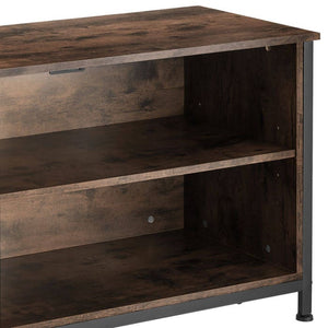 Sideboard Navan 147x41x60,5cm Industrial dunkelbraun