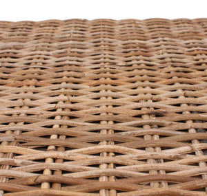 Sitzbank Rattan Stauraum ~ kubu grau