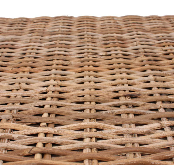 Sitzbank Rattan Stauraum ~ kubu grau