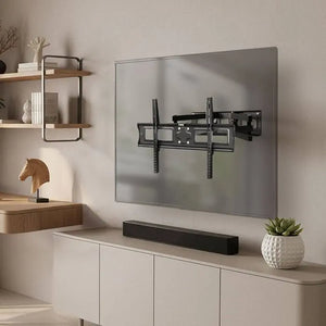 TV-Wandhalterung neigbar schwenkbar 32-100 Zoll bis 120 kg schwarz