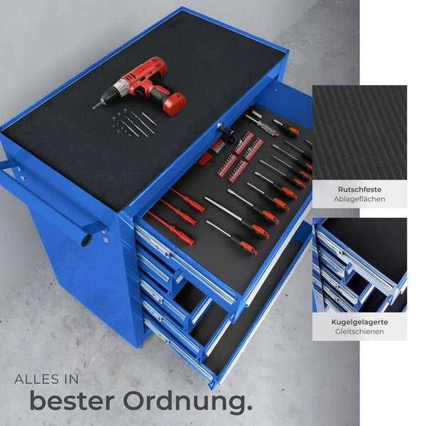Werkzeugwagen blau