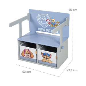 roba Klappbare Sitzbank mit Aufbewahrungsbox Paw Patrol