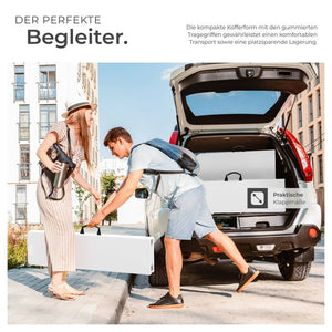 Campingtischgarnitur klappbar weiss