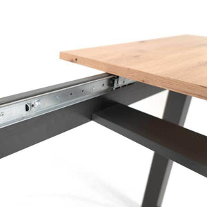 Esstisch Holztisch Massiv Ausziehbar Industrial Style