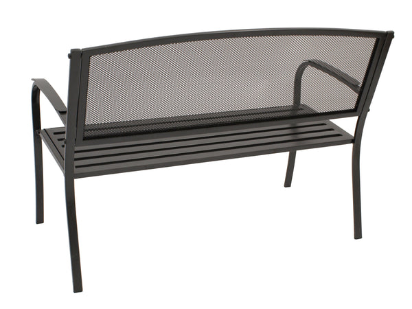 Gartenbank 2-Sitzer, COMO Streckmetall anthrazit
