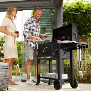 Holzkohlegrill höhenverstellbar