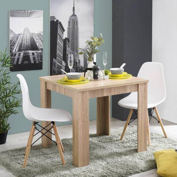 Esstisch Holztisch Küchentisch 80x80 cm Holz Massiv Eiche